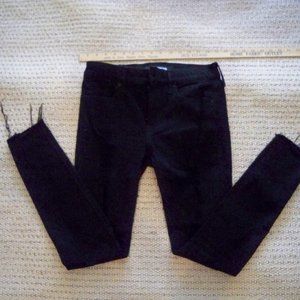 express ripped distressed black legging mid rise